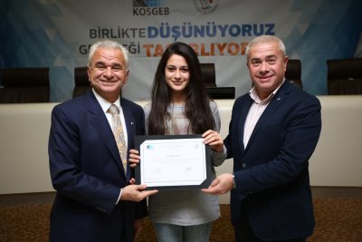 UYGULAMALI GİRİŞİMCİLİK EĞİTİMİ SERTİFİKA TÖRENİ DÜZENLENDİ