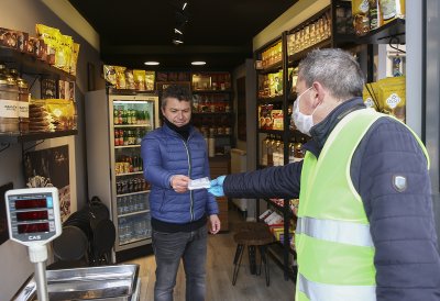 ETO ÜYELERİNE MASKE DAĞITTI