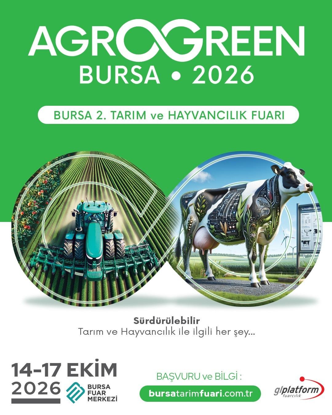 Agrogreen Bursa 2. Tarım Ve Hayvancılık Fuarı 14-17 Ekim 2026